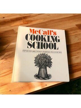 McCall’s Cooking School Binder 1984 Step-by-Step Vintage Recipe Collection